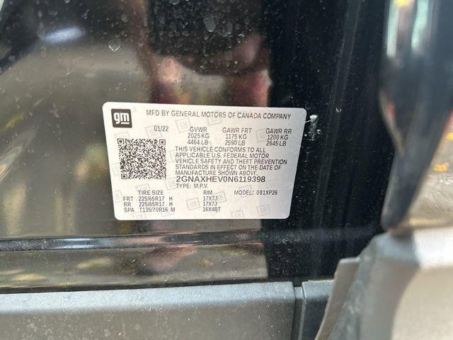 2022 Chevrolet Equinox Vehicle Photo in MEDINA, OH 44256-9631