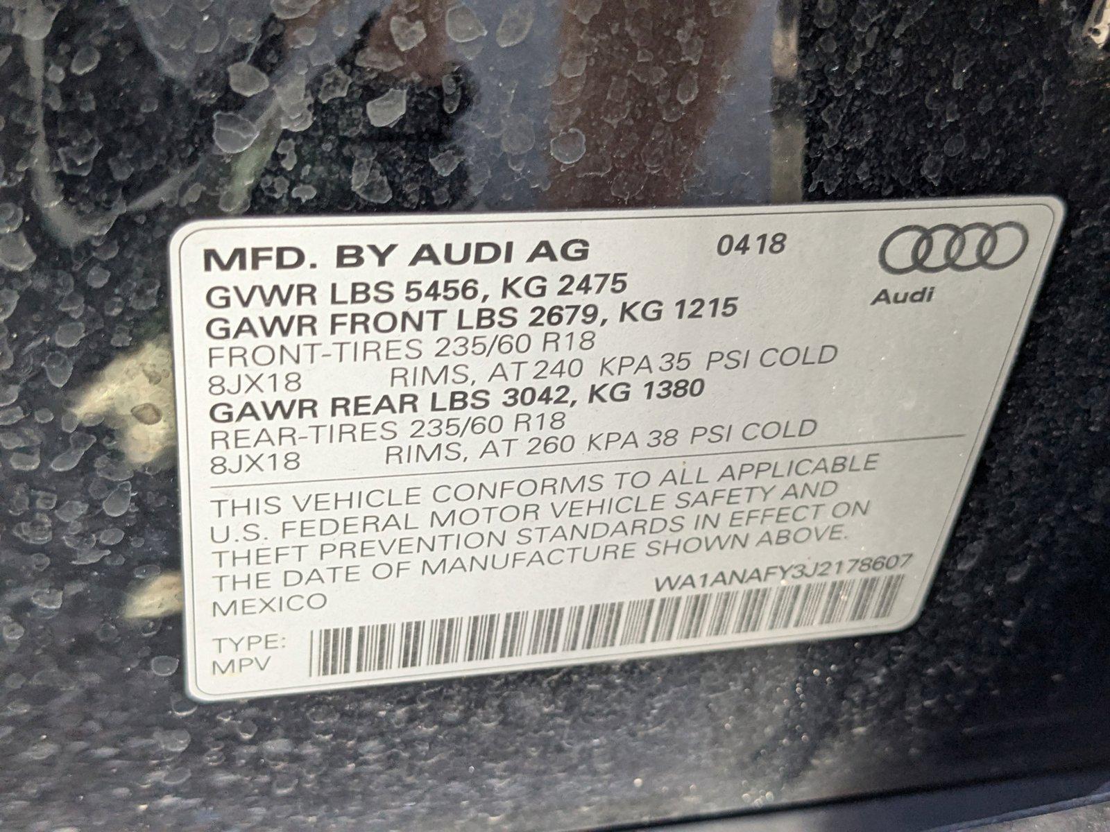 2018 Audi Q5 Vehicle Photo in Wesley Chapel, FL 33544