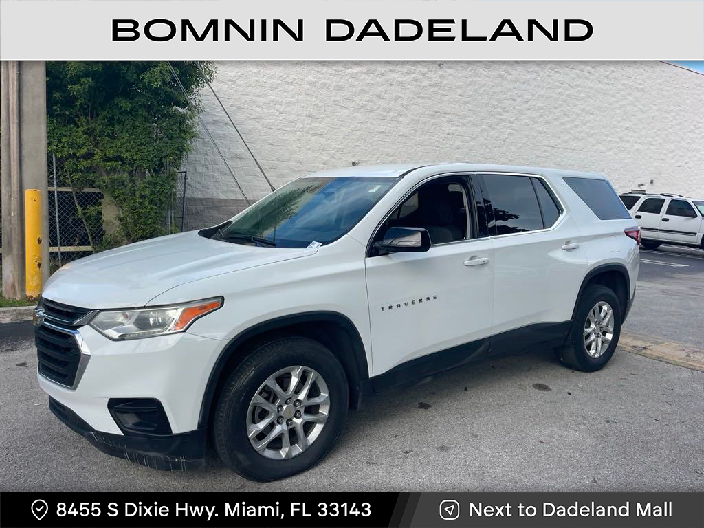 Used 2020 Chevrolet Traverse LS with VIN 1GNERFKW8LJ192449 for sale in Miami, FL