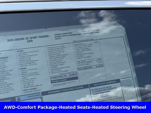 2025 Buick Encore GX Vehicle Photo in CHICOPEE, MA 01020-5001