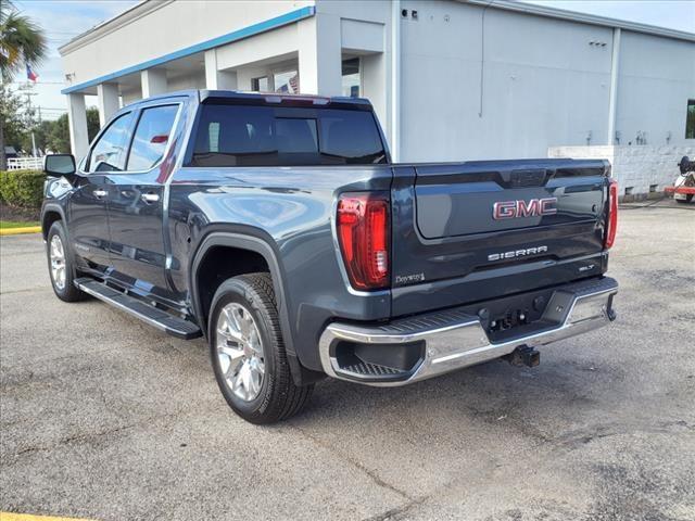 Used 2021 GMC Sierra 1500 SLT with VIN 3GTP8DED2MG122659 for sale in Pearland, TX