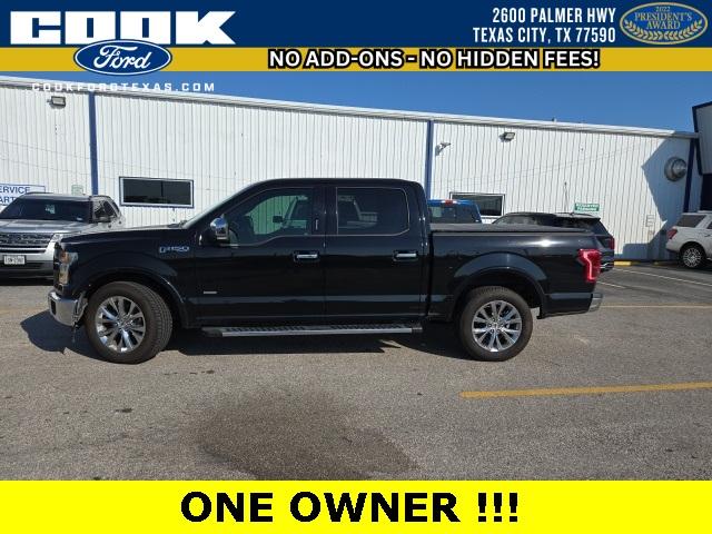 Certified 2017 Ford F-150 Lariat with VIN 1FTEW1CGXHKD24530 for sale in Texas City, TX