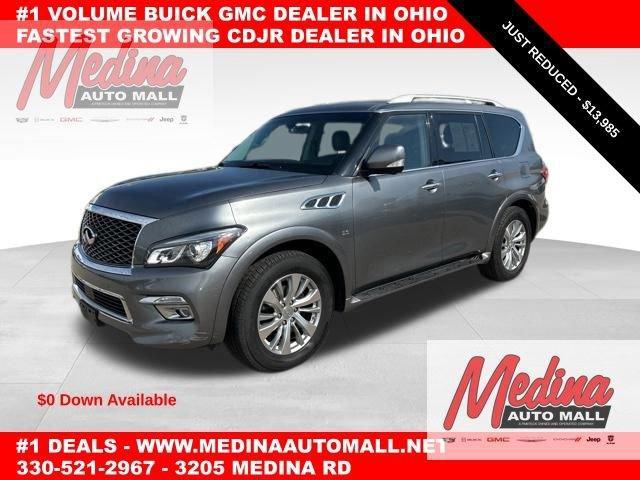 2016 INFINITI QX80 Vehicle Photo in MEDINA, OH 44256-9631