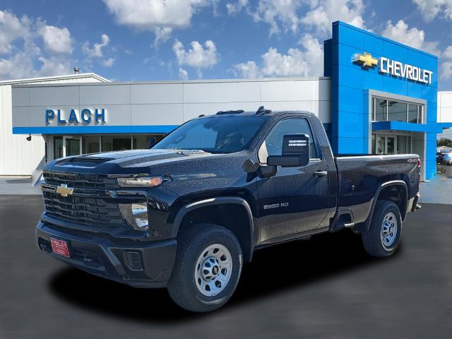 Black 2025 Chevrolet Silverado 2500 HD in NEW LONDON, WI: New 