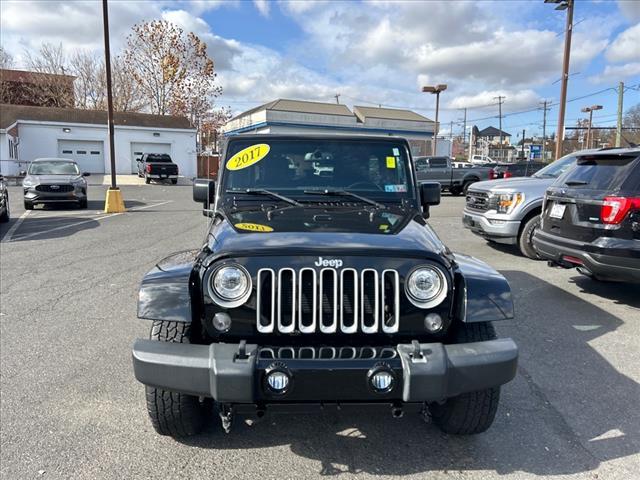 Used 2017 Jeep Wrangler Unlimited Sahara with VIN 1C4BJWEG4HL719292 for sale in Collegeville, PA