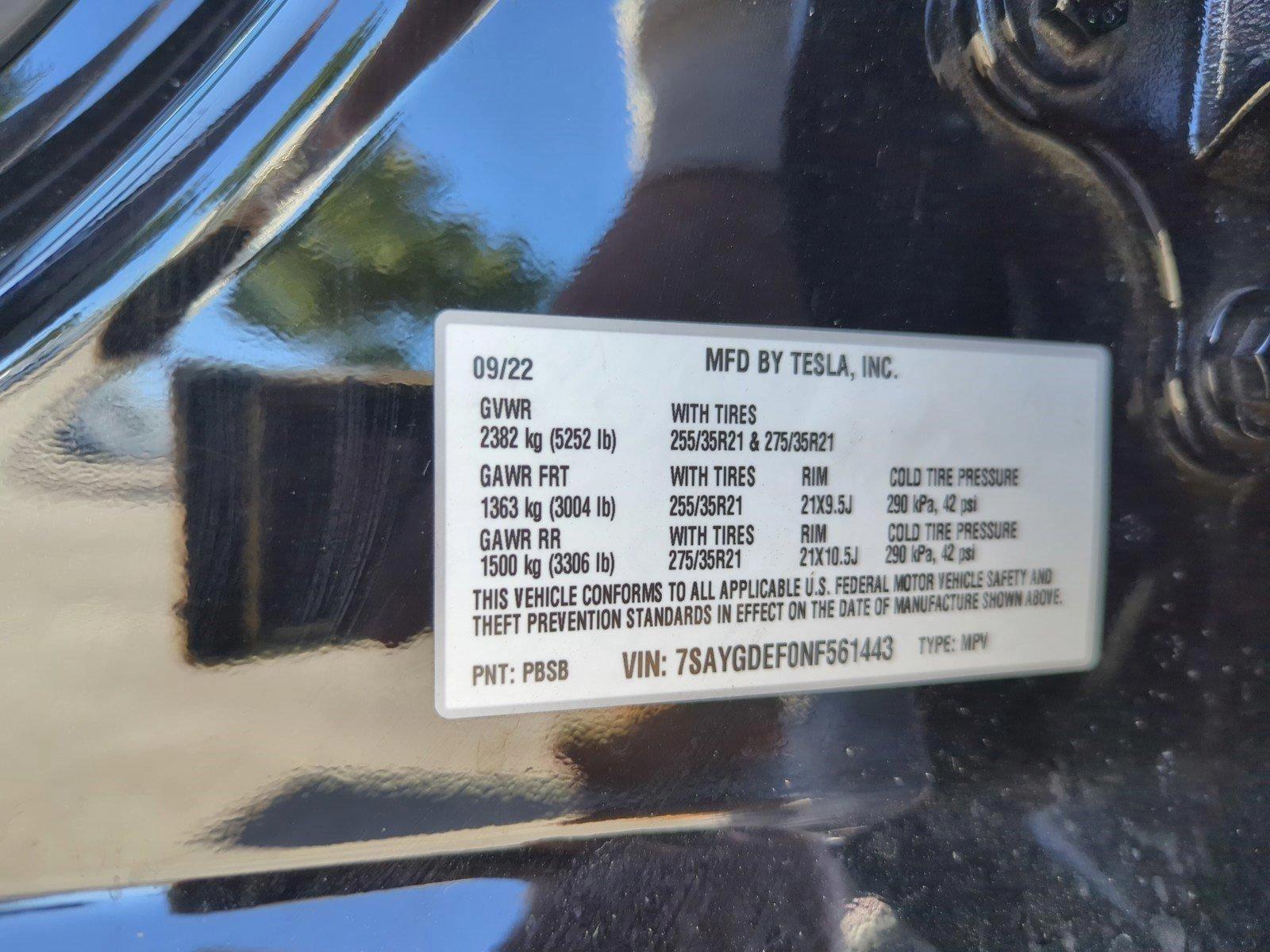 2022 Tesla Model Y Vehicle Photo in Margate, FL 33063