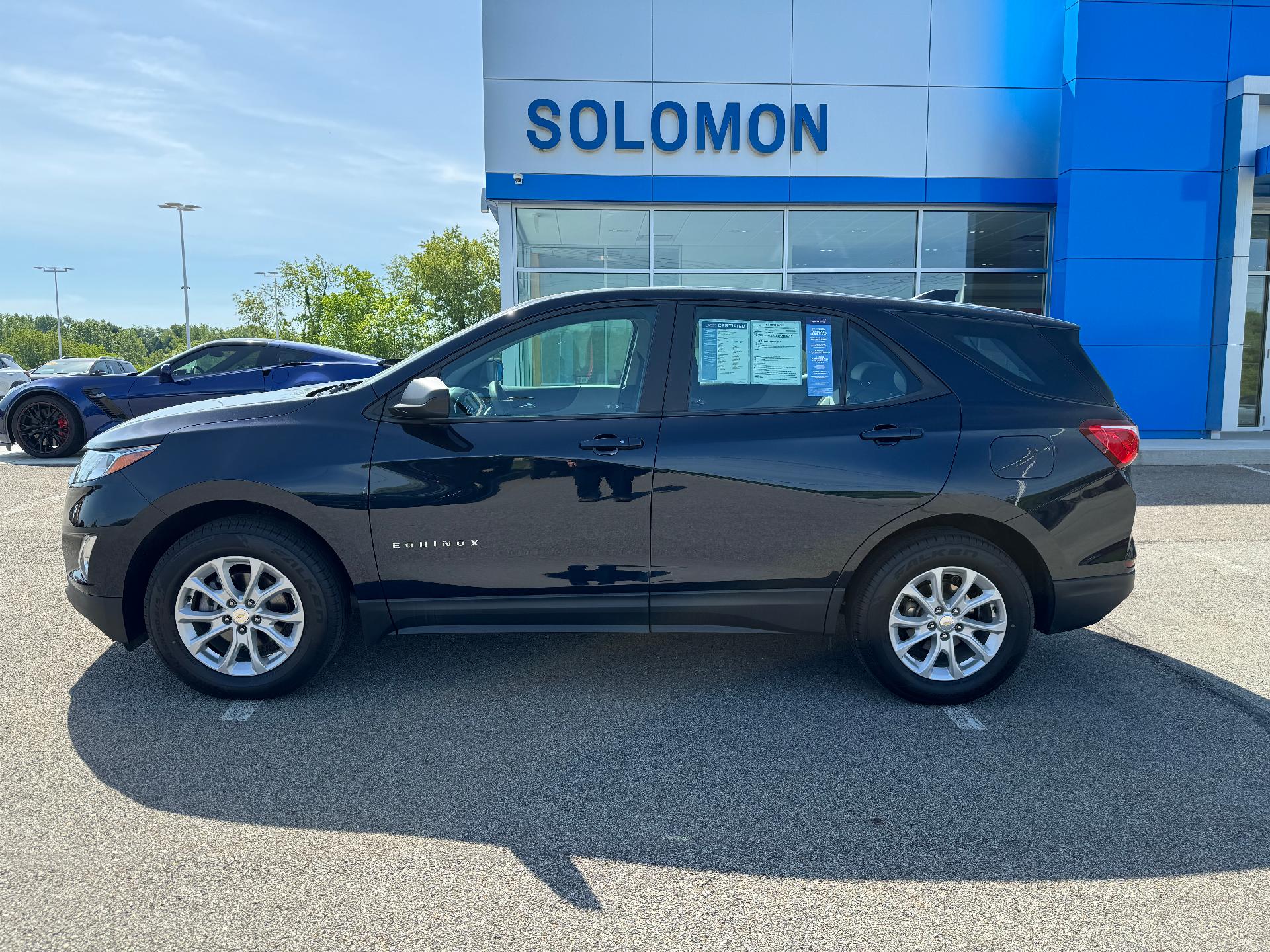 Certified 2020 Chevrolet Equinox LS with VIN 3GNAXSEV4LS735312 for sale in Mcclellandtown, PA