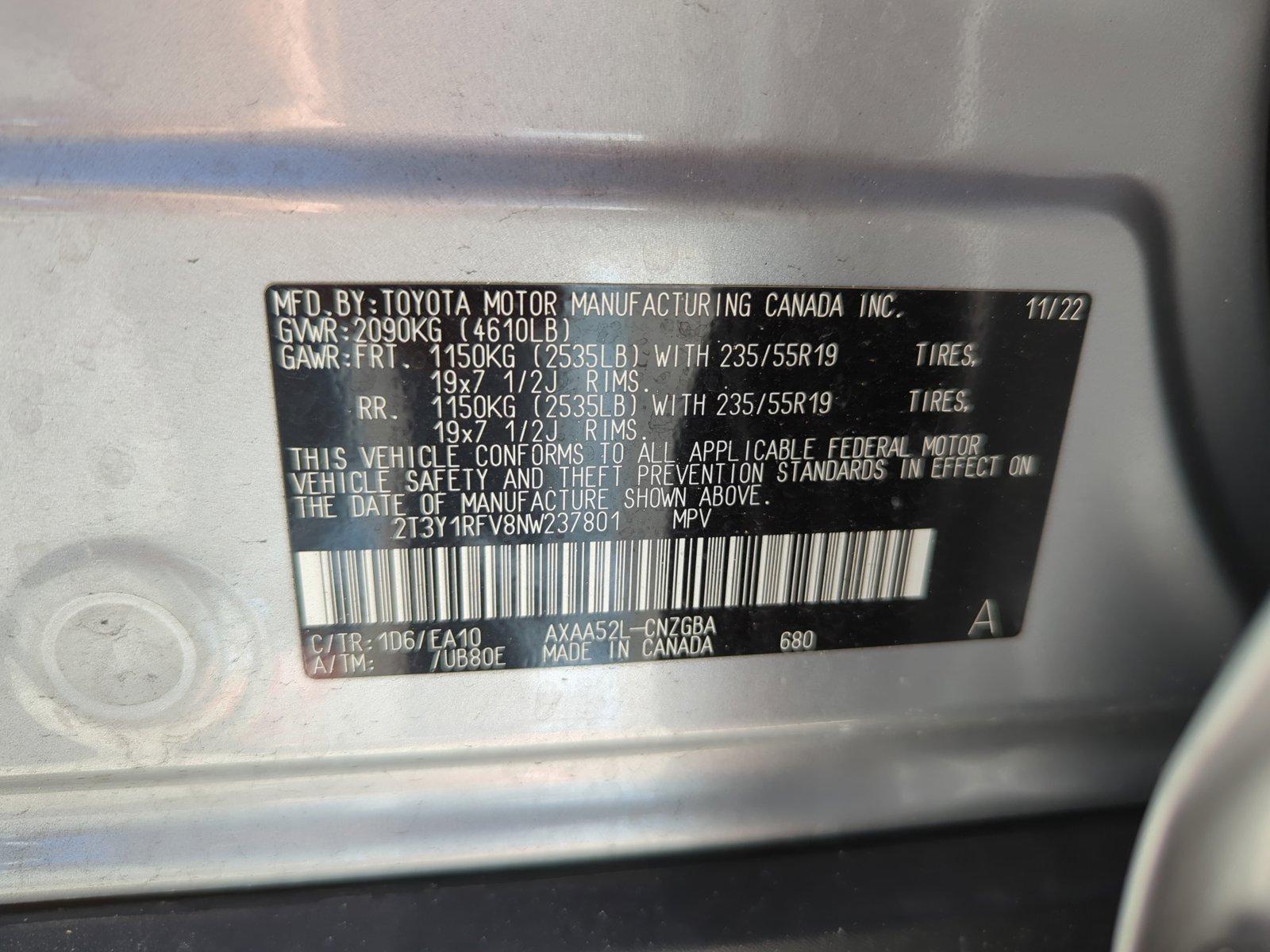 2022 Toyota RAV4 Vehicle Photo in Ft. Myers, FL 33907