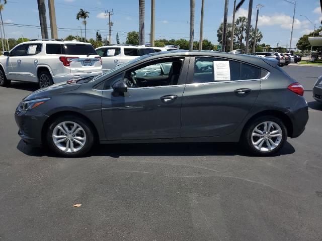 Certified 2019 Chevrolet Cruze LT with VIN 3G1BE6SM0KS575393 for sale in Lighthouse Point, FL