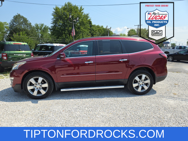 Used 2015 Chevrolet Traverse LTZ with VIN 1GNKVJKD7FJ373305 for sale in Tipton, IN