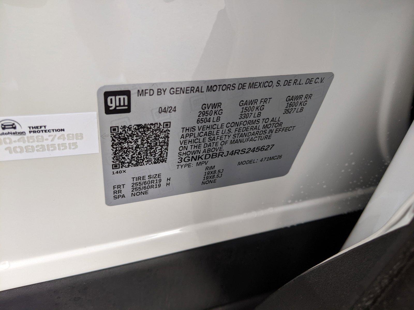 2024 Chevrolet Blazer EV Vehicle Photo in LAUREL, MD 20707-4697