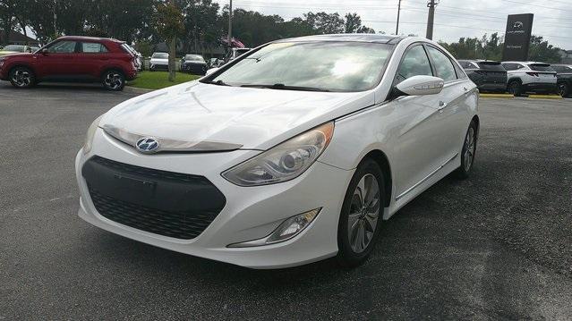 Used 2015 Hyundai Sonata Hybrid Limited with VIN KMHEC4A46FA119448 for sale in Winter Haven, FL