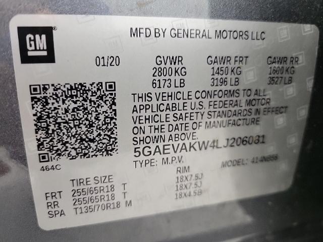 2020 Buick Enclave Vehicle Photo in OSHKOSH, WI 54904-7811