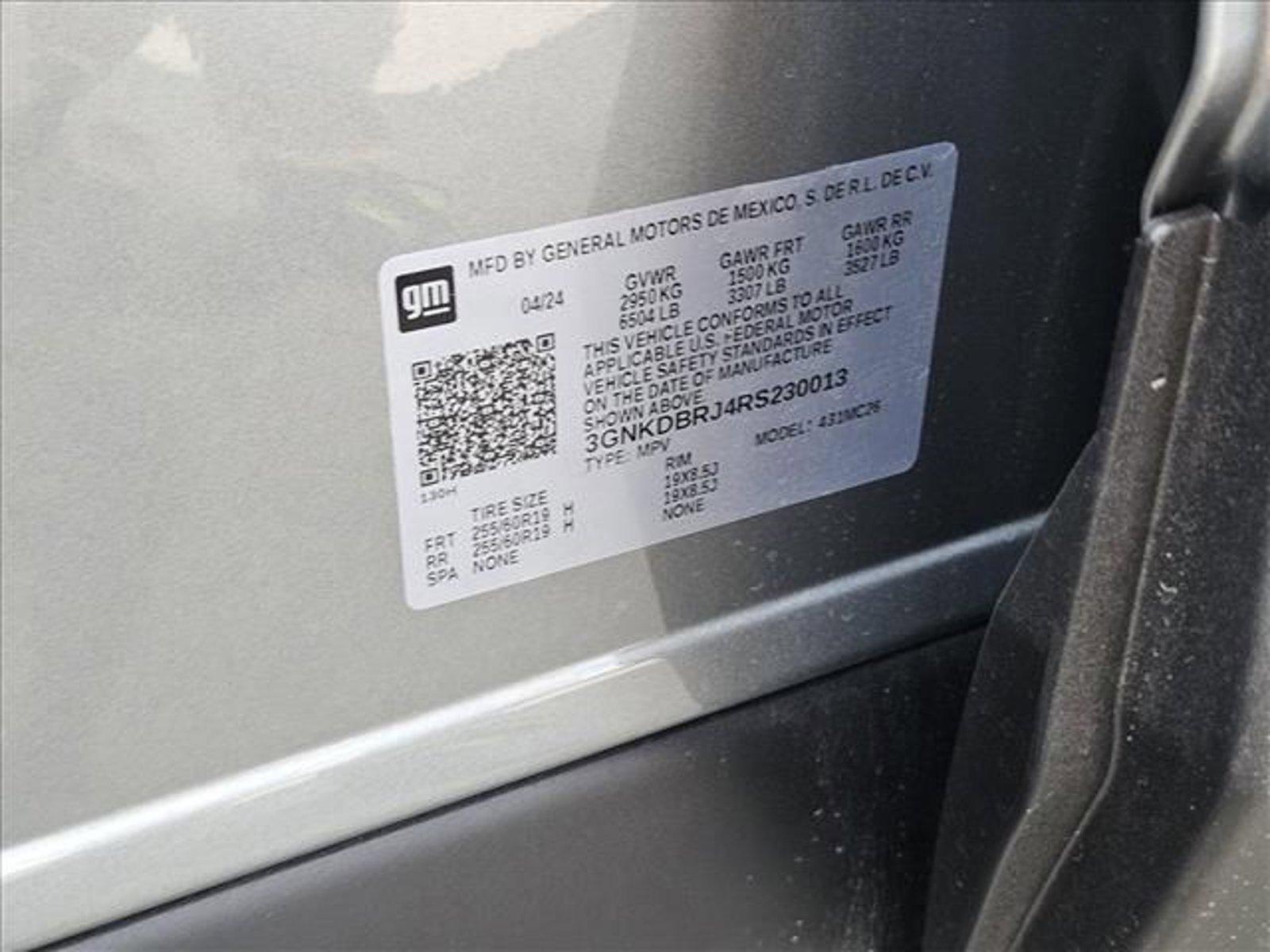 2024 Chevrolet Blazer EV Vehicle Photo in GILBERT, AZ 85297-0446