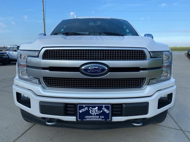 Used 2019 Ford F-150 Platinum with VIN 1FTEW1E53KFD14661 for sale in Lidgerwood, ND