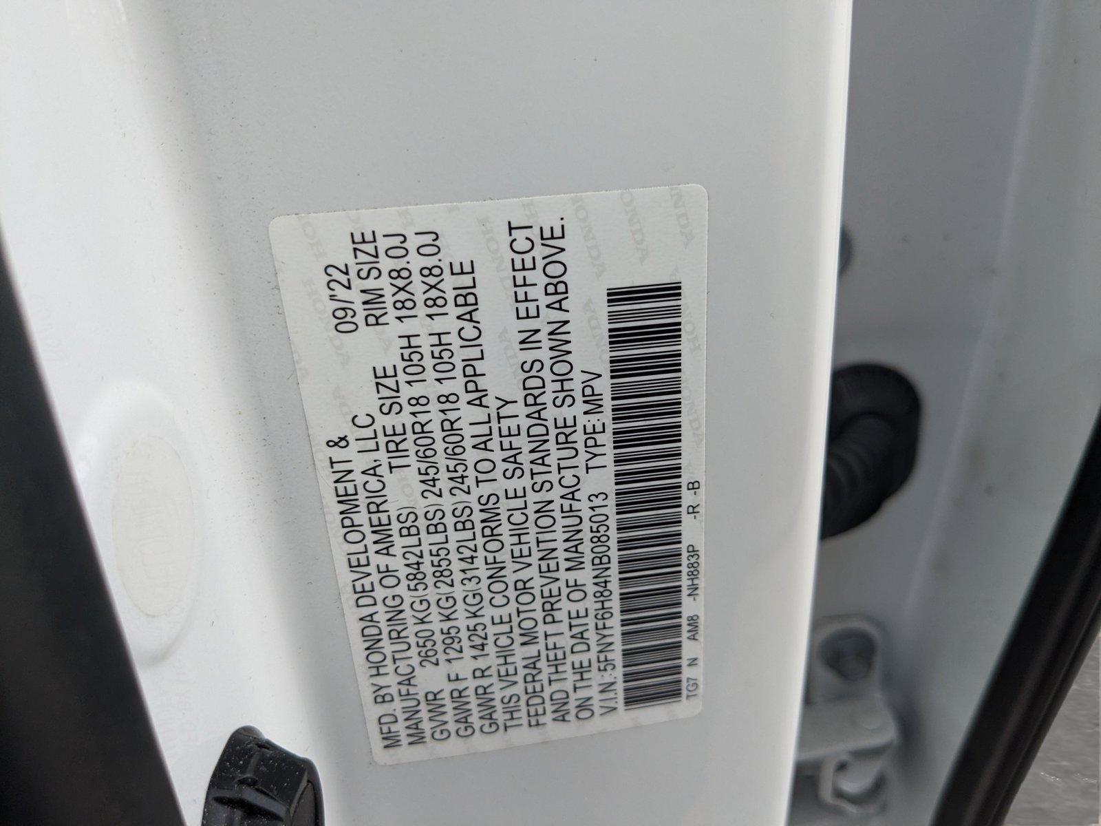 2022 Honda Pilot Vehicle Photo in Winter Park, FL 32792