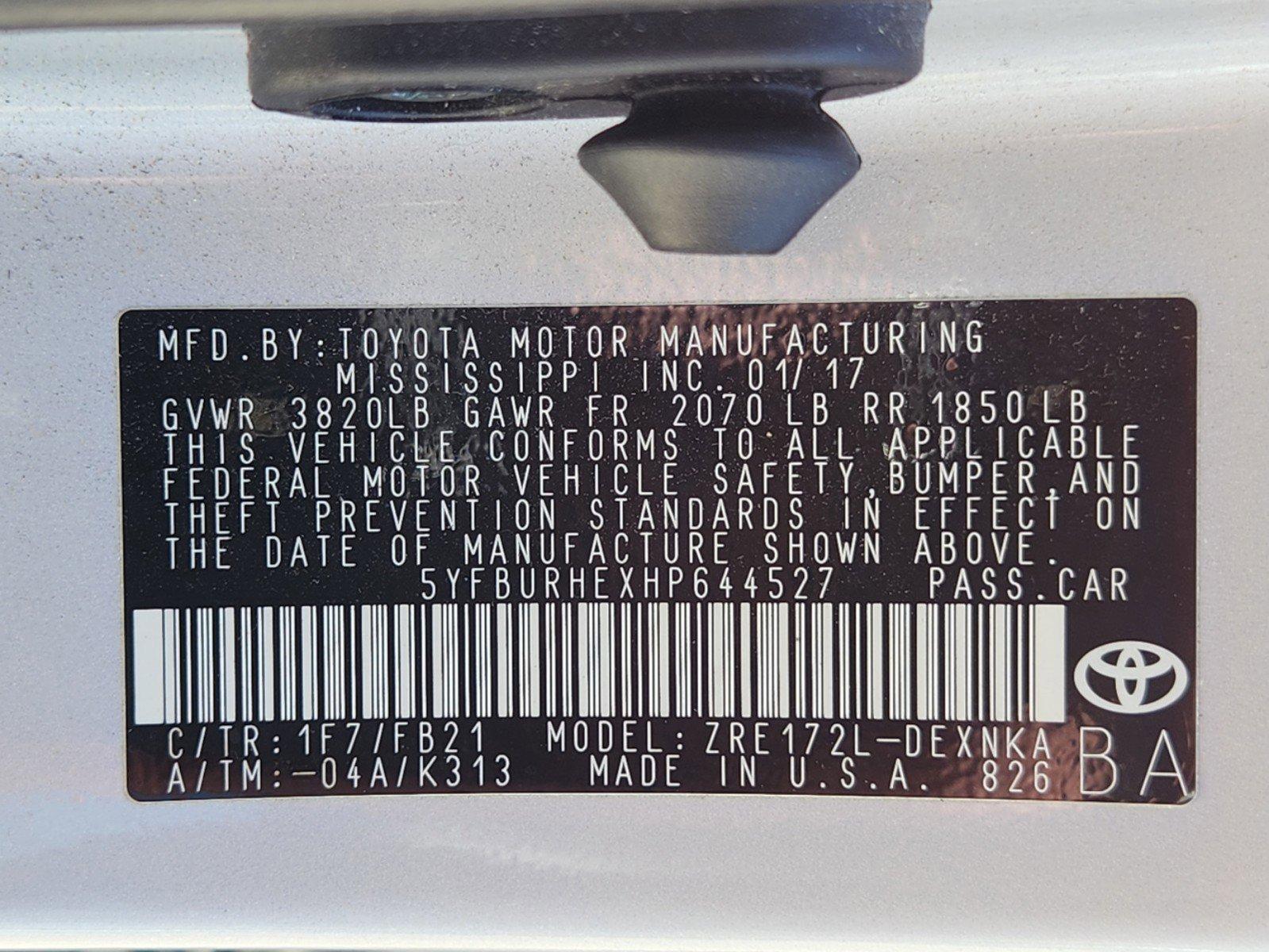 2017 Toyota Corolla Vehicle Photo in PLANO, TX 75024