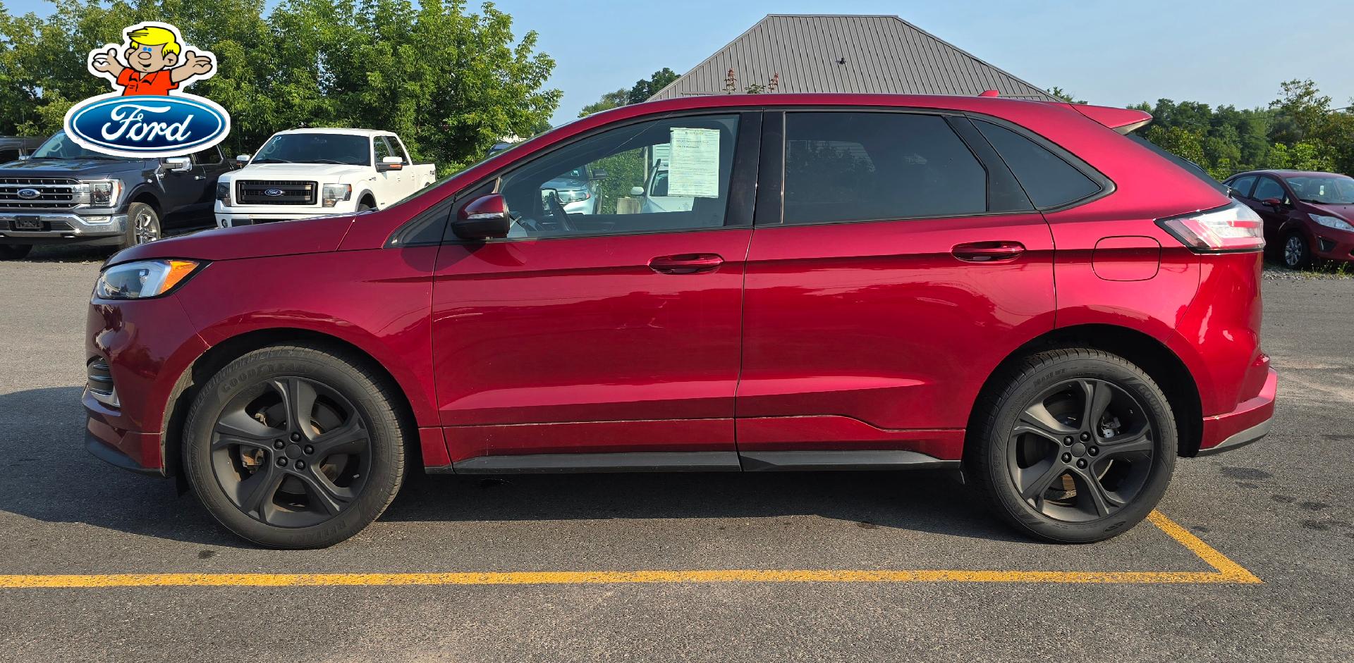 Used 2019 Ford Edge ST with VIN 2FMPK4AP6KBB48257 for sale in Massena, NY