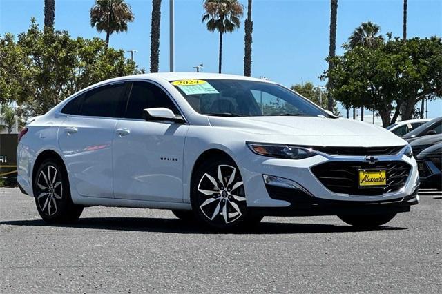 Used 2024 Chevrolet Malibu RS with VIN 1G1ZG5ST7RF156529 for sale in Oxnard, CA