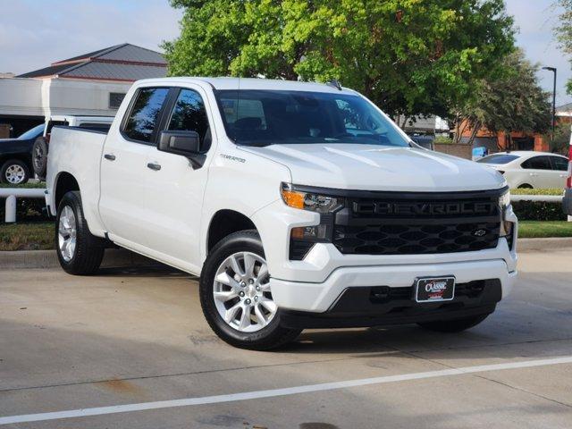 Certified 2022 Chevrolet Silverado 1500 Custom with VIN 1GCPABEK2NZ598564 for sale in Grapevine, TX