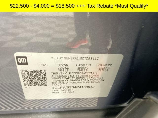 2023 Chevrolet Bolt EV Vehicle Photo in ALLIANCE, OH 44601-4622