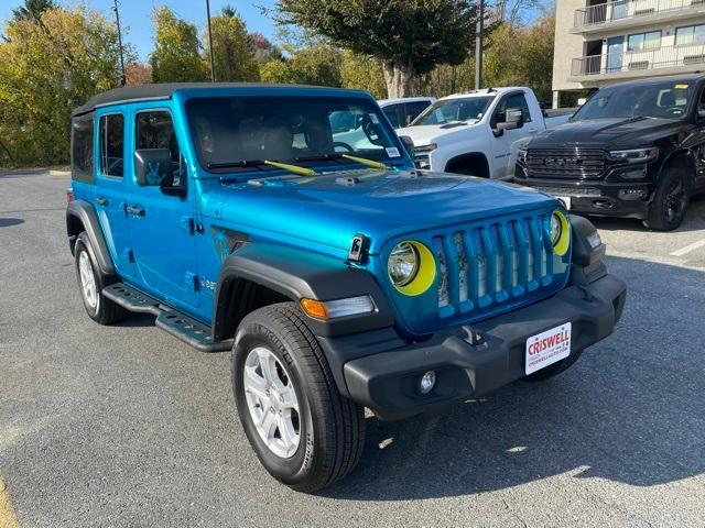 Used 2020 Jeep Wrangler Unlimited Sport S with VIN 1C4HJXDG9LW121336 for sale in Gaithersburg, MD