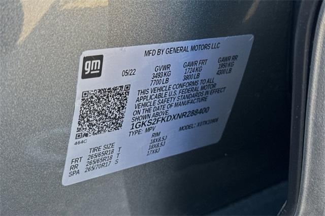 2022 GMC Yukon XL Vehicle Photo in ELK GROVE, CA 95757-8703