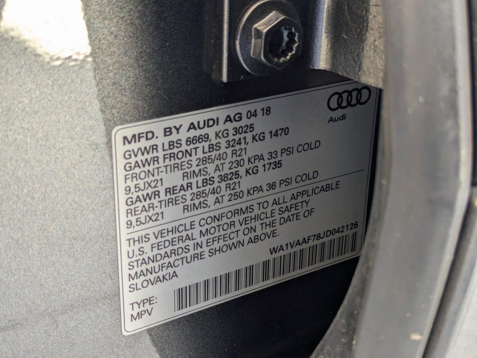 2018 Audi Q7 Vehicle Photo in Tustin, CA 92782