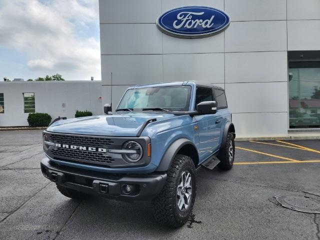 Used 2023 Ford Bronco 2-Door Badlands with VIN 1FMDE5CH1PLC18065 for sale in Mahwah, NJ