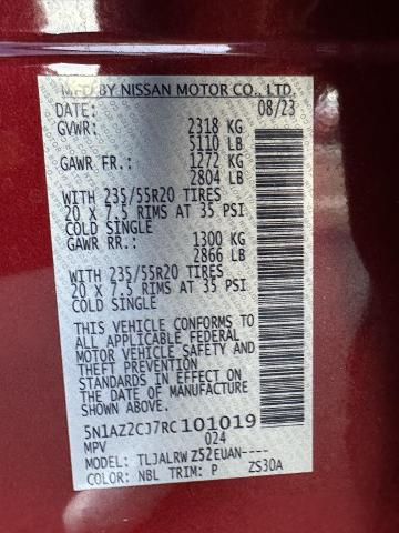 2024 Nissan Murano Vehicle Photo in Tucson, AZ 85712