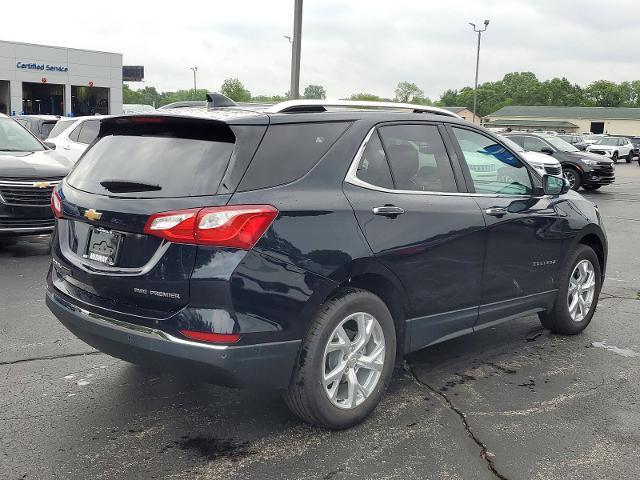 Certified 2021 Chevrolet Equinox Premier with VIN 3GNAXXEV1MS138567 for sale in Plainwell, MI