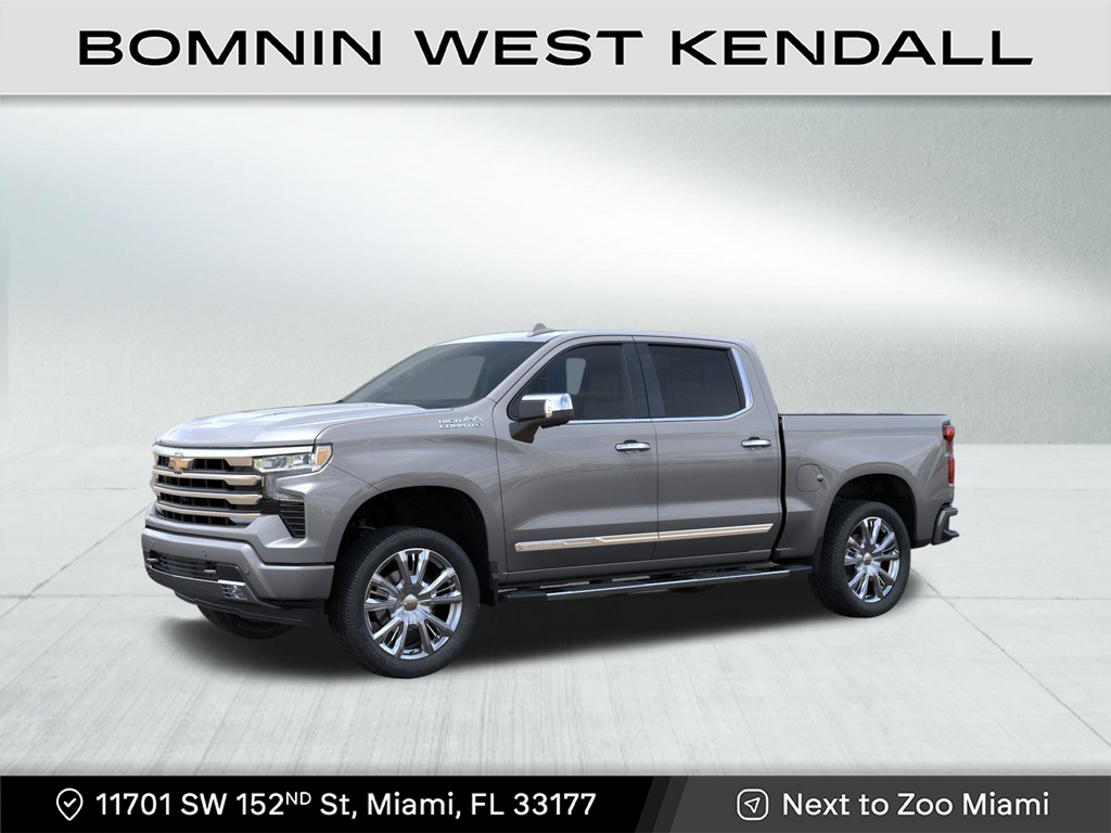 Used 2024 Chevrolet Silverado 1500 High Country with VIN 3GCUDJEL3RG168819 for sale in Miami, FL