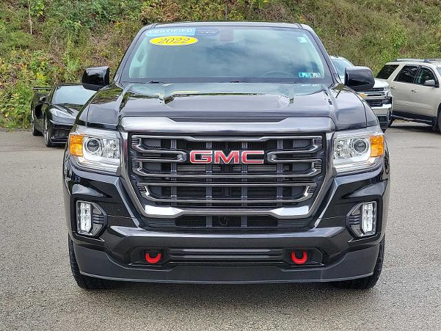 Certified 2022 GMC Canyon AT4 with VIN 1GTG6FEN5N1181246 for sale in Washington, PA