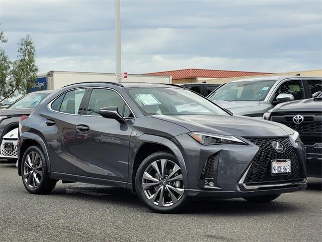 Used 2024 Lexus UX Hybrid 250h F Sport Design with VIN JTHB6JBH4R2173519 for sale in Napa, CA