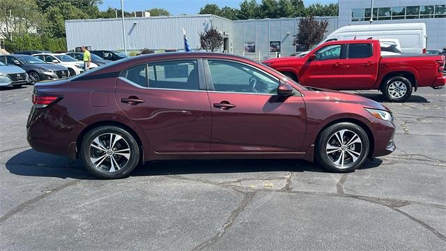 Certified 2021 Nissan Sentra SV with VIN 3N1AB8CV7MY301156 for sale in Fairfield, CT