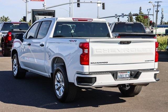 Used 2023 Chevrolet Silverado 1500 Custom with VIN 1GCPDBEKXPZ212919 for sale in Sacramento, CA