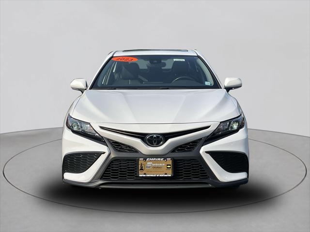 Used 2023 Toyota Camry SE with VIN 4T1T11AK0PU774649 for sale in Huntington, NY