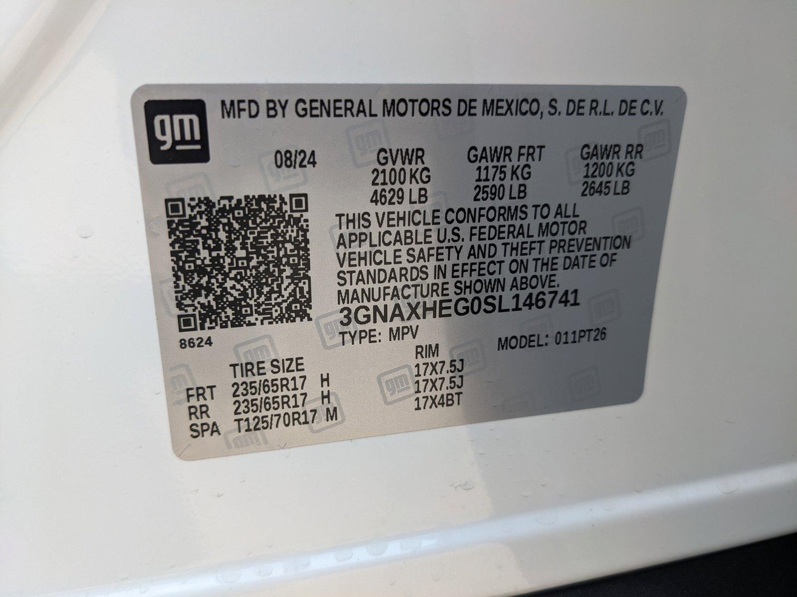 2025 Chevrolet Equinox Vehicle Photo in HOUSTON, TX 77034-5009