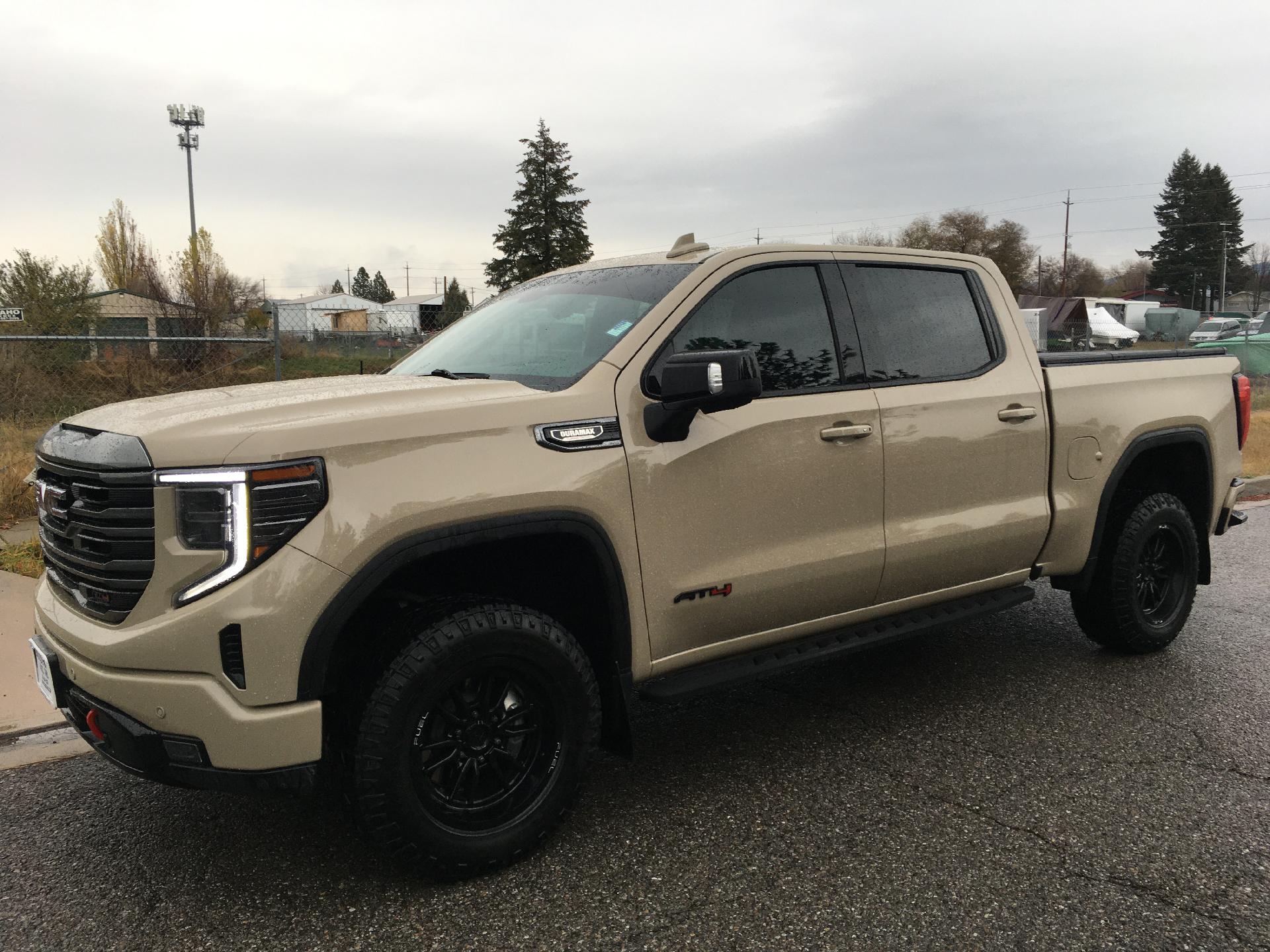 Used 2023 GMC Sierra 1500 AT4 with VIN 1GTUUEE82PZ141384 for sale in Coeur D'alene, ID