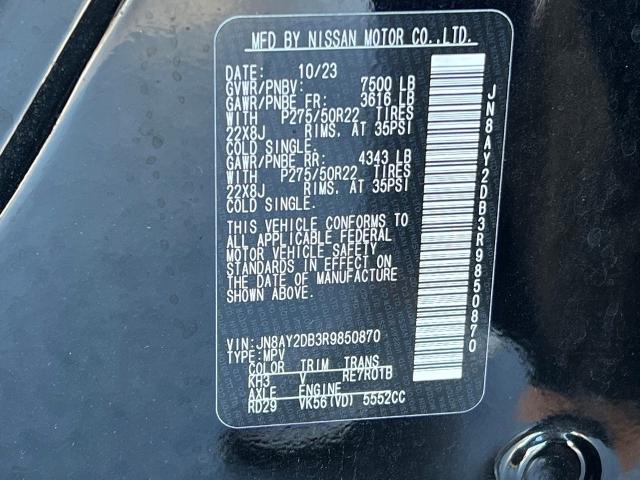 2024 Nissan Armada Vehicle Photo in Tulsa, OK 74129