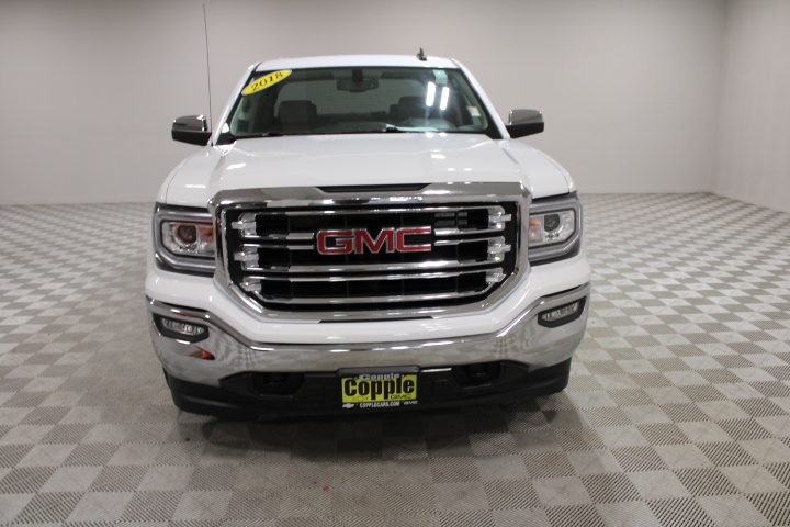 Used 2018 GMC Sierra 1500 SLT with VIN 3GTU2NEC0JG305765 for sale in Louisville, NE