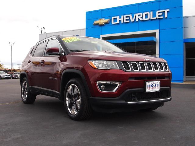 Used 2021 Jeep Compass Limited with VIN 3C4NJDCBXMT603411 for sale in Madison, IN