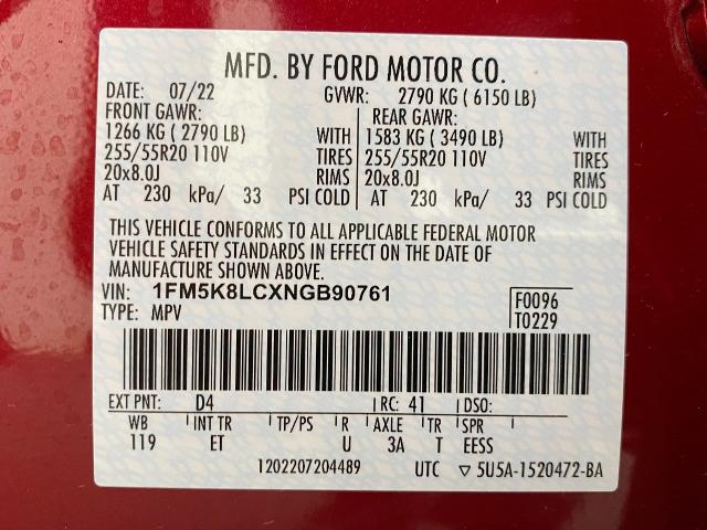 2022 Ford Explorer Vehicle Photo in Neenah, WI 54956