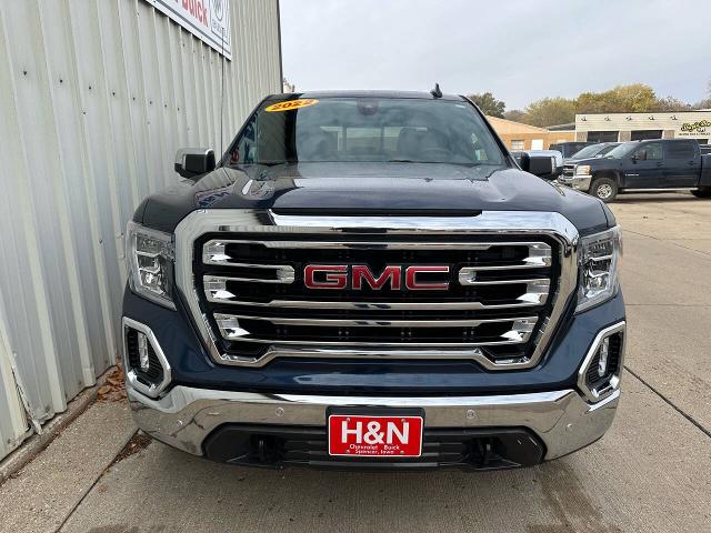 Used 2022 GMC Sierra 1500 Limited SLT with VIN 3GTU9DEL7NG117742 for sale in Spencer, IA