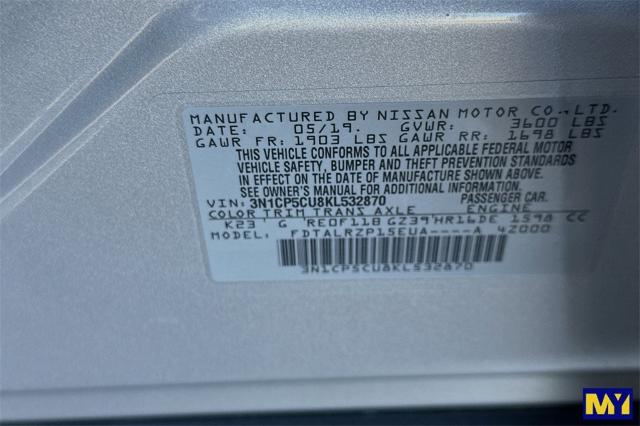 2019 Nissan Kicks Vehicle Photo in Salinas, CA 93907