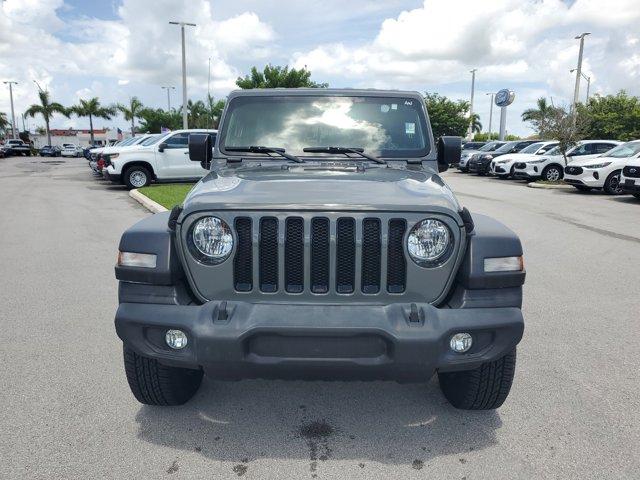 Used 2021 Jeep Wrangler Unlimited Altitude with VIN 1C4HJXDG1MW593242 for sale in Homestead, FL