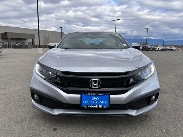 Used 2019 Honda Civic Sport with VIN 19XFC2F88KE041786 for sale in Kalispell, MT