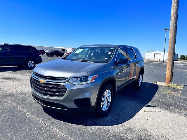 Used 2020 Chevrolet Traverse LS with VIN 1GNERFKW1LJ168364 for sale in Blanchard, OK
