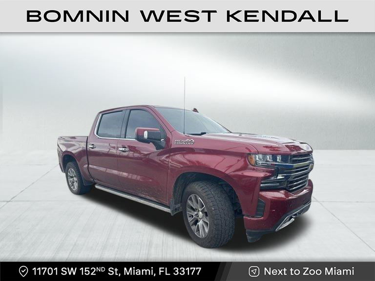 Used 2020 Chevrolet Silverado 1500 High Country with VIN 1GCUYHEL7LZ311291 for sale in Miami, FL