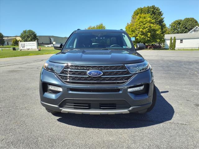 Used 2022 Ford Explorer XLT with VIN 1FMSK8DH0NGA81044 for sale in Claysburg, PA